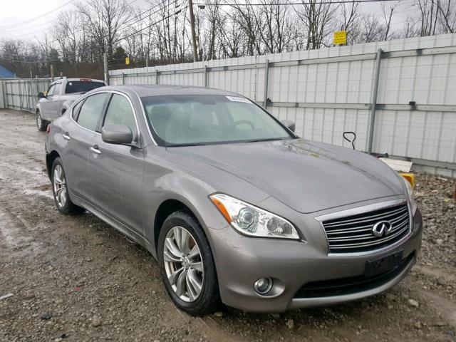 JN1BY1AR7CM393984 - 2012 INFINITI M37 X SILVER photo 1