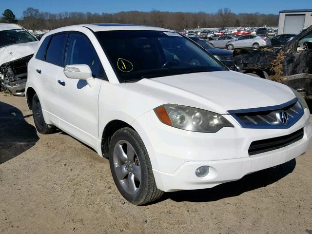 5J8TB18297A001673 - 2007 ACURA RDX WHITE photo 1