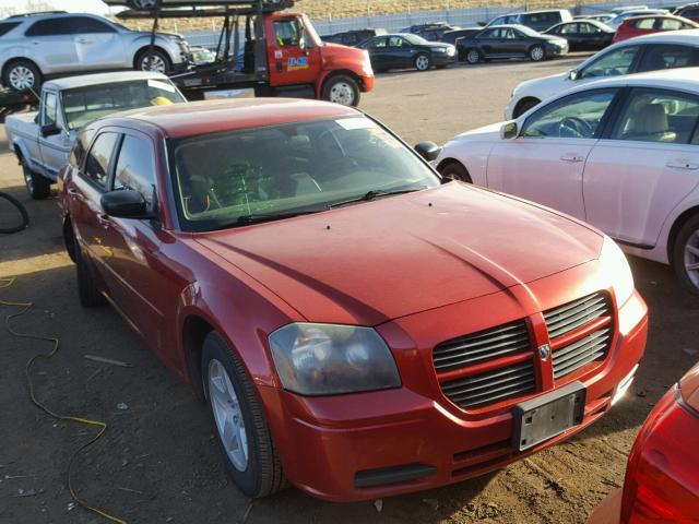 2D4FV48V55H167334 - 2005 DODGE MAGNUM SXT MAROON photo 1