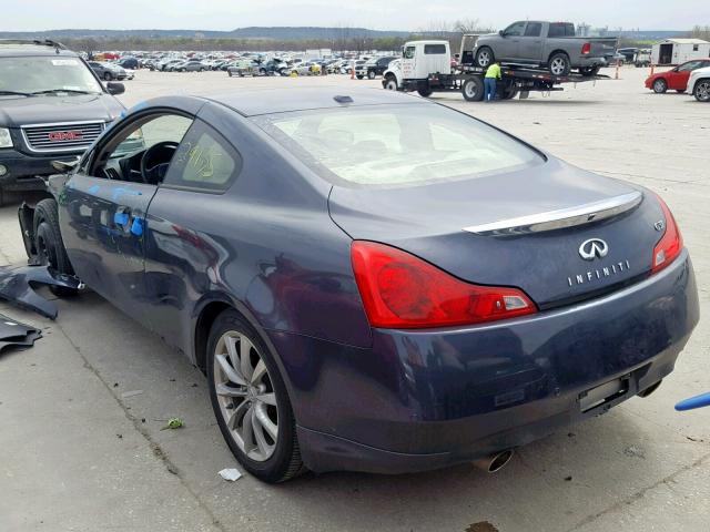 JN1CV6EK8DM922111 - 2013 INFINITI G37 JOURNE BLUE photo 3