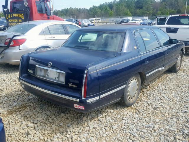 1G6KD54Y5XU791724 - 1999 CADILLAC DEVILLE BLUE photo 4