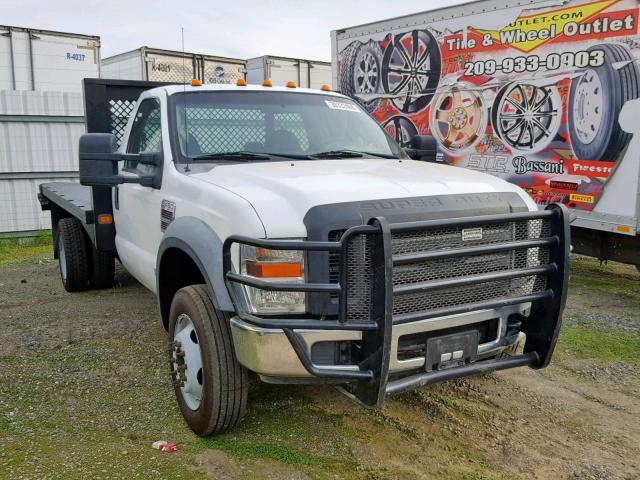 1FDXF46R88EA15804 - 2008 FORD F450 SUPER WHITE photo 1