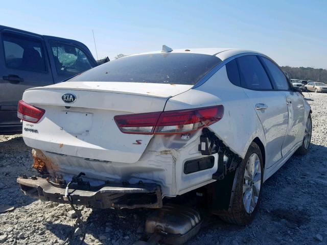 5XXGT4L30JG190272 - 2018 KIA OPTIMA LX WHITE photo 4