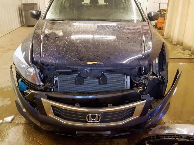 JHMCP26718C055459 - 2008 HONDA ACCORD EX BLUE photo 9