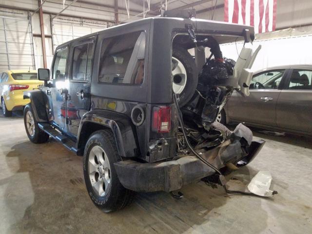 1C4BJWEG6EL140168 - 2014 JEEP WRANGLER UNLIMITED SAHARA  photo 3