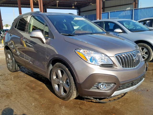 KL4CJCSB1EB643599 - 2014 BUICK ENCORE BROWN photo 1