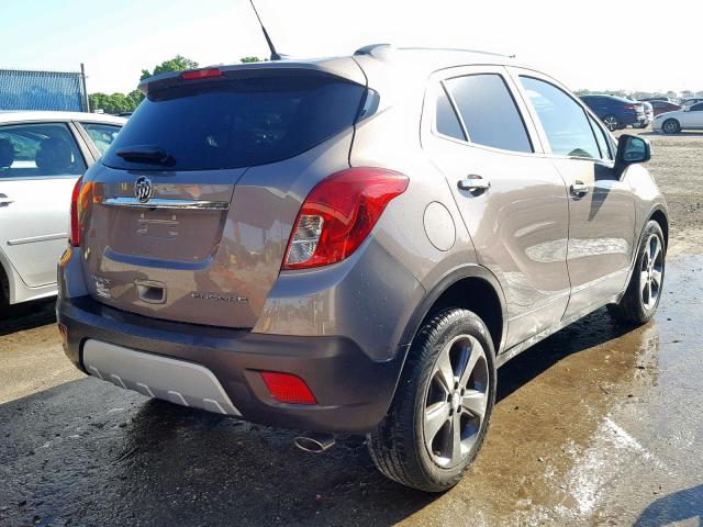 KL4CJCSB1EB643599 - 2014 BUICK ENCORE BROWN photo 4