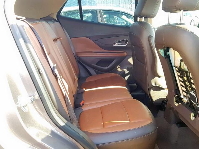 KL4CJCSB1EB643599 - 2014 BUICK ENCORE BROWN photo 6