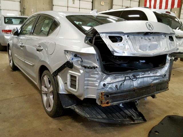 19VDE1F30EE004499 - 2014 ACURA ILX 20 SILVER photo 3