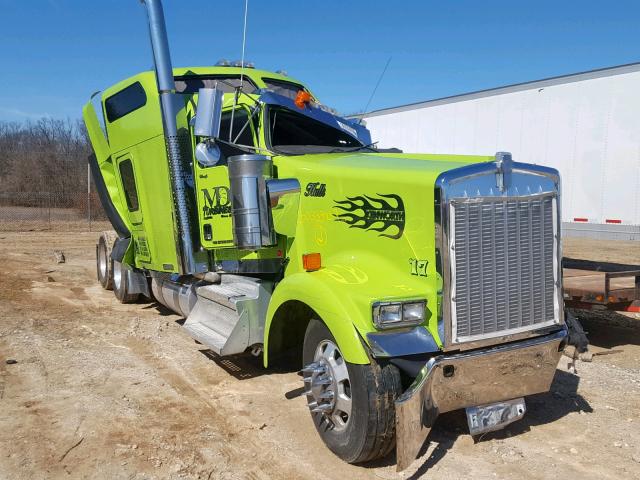 1XKWD49XXJR199808 - 2018 KENWORTH CONSTRUCTI GREEN photo 1