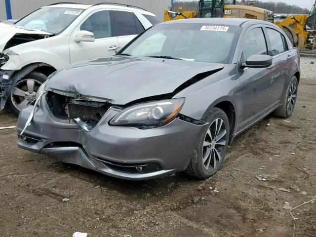 1C3CCBBB3DN505901 - 2013 CHRYSLER 200 TOURIN GRAY photo 2