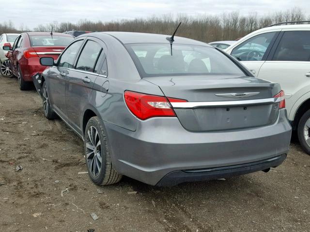 1C3CCBBB3DN505901 - 2013 CHRYSLER 200 TOURIN GRAY photo 3