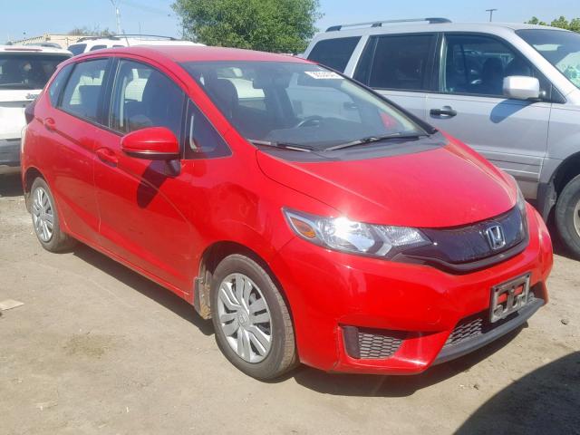 JHMGK5H55GS009294 - 2016 HONDA FIT LX RED photo 1