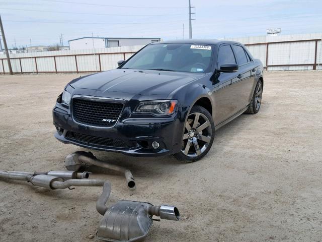 2C3CCAFJ7EH239918 - 2014 CHRYSLER 300 SRT-8 BLACK photo 2