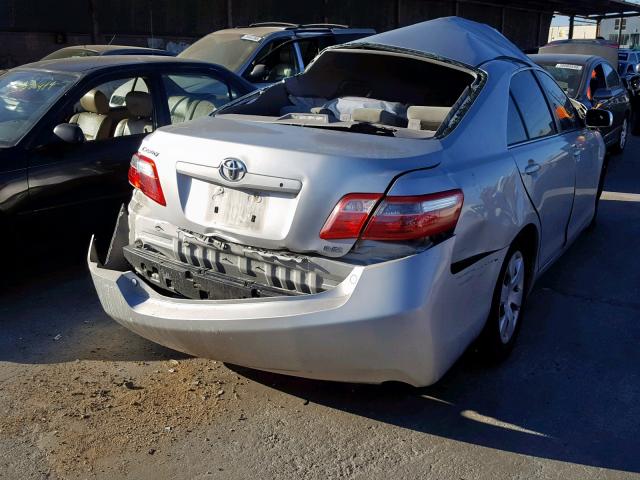 4T1BE46K27U548672 - 2007 TOYOTA CAMRY CE/L SILVER photo 4