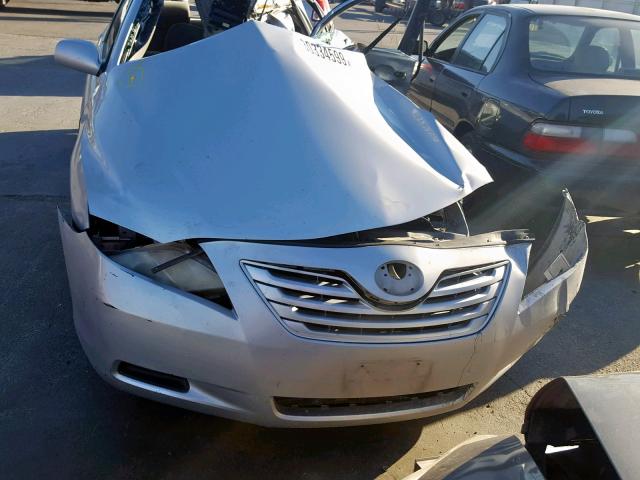 4T1BE46K27U548672 - 2007 TOYOTA CAMRY CE/L SILVER photo 7