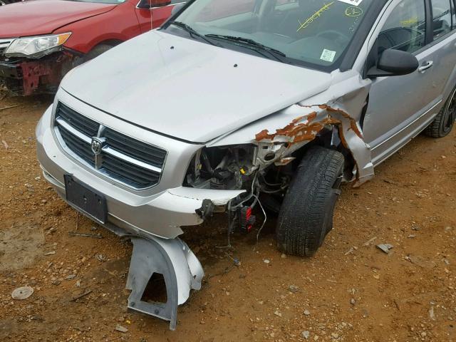 1B3HE78K57D514725 - 2007 DODGE CALIBER R/ SILVER photo 9