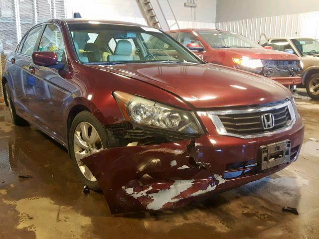 1HGCP26888A078373 - 2008 HONDA ACCORD EXL MAROON photo 1