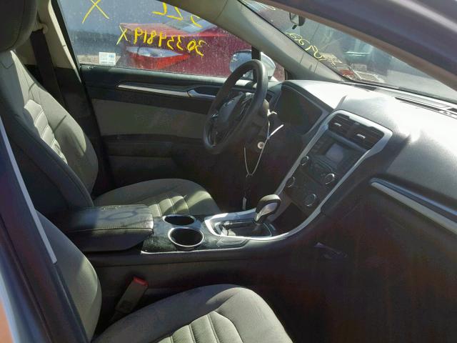 3FA6P0G77DR189668 - 2013 FORD FUSION S SILVER photo 5