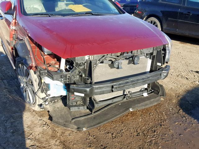 5NPE34AF3GH326346 - 2016 HYUNDAI SONATA SPO RED photo 9