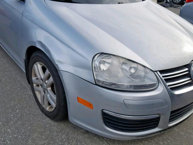 3VWST71K76M049529 - 2006 VOLKSWAGEN JETTA TDI SILVER photo 9