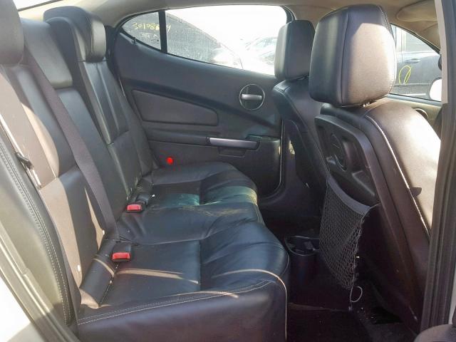 2G2WR554761141657 - 2006 PONTIAC GRAND PRIX SILVER photo 6