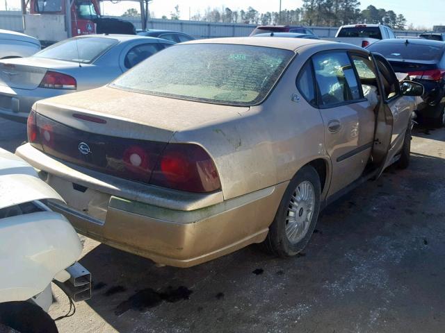 2G1WF55E0Y9222851 - 2000 CHEVROLET IMPALA GOLD photo 4