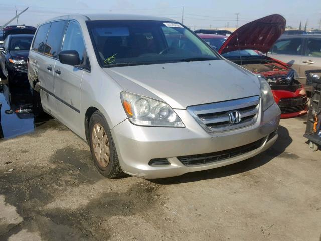 5FNRL38205B089535 - 2005 HONDA ODYSSEY LX SILVER photo 1