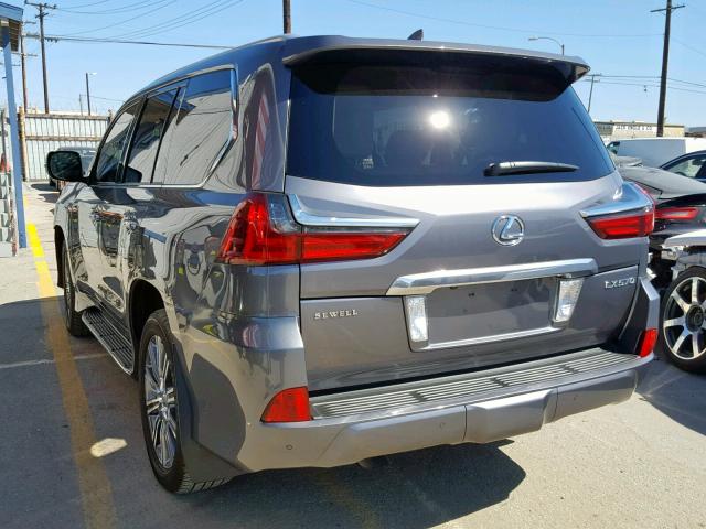 JTJHY7AX4H4243974 - 2017 LEXUS LX 570 GRAY photo 3