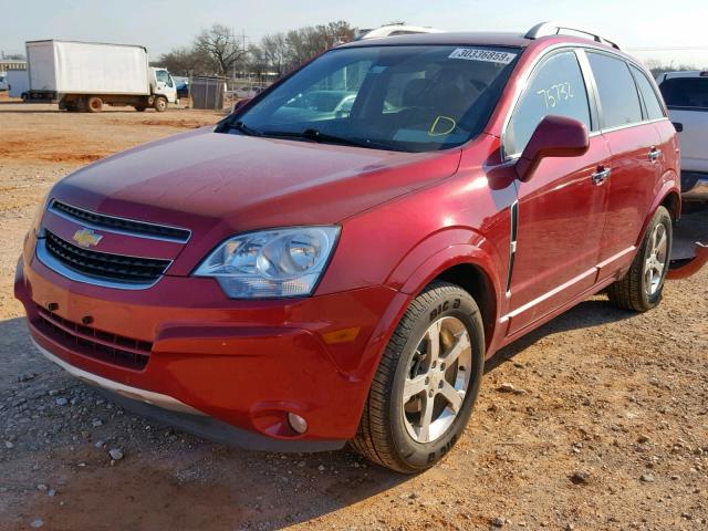 3GNAL3E59CS537164 - 2012 CHEVROLET CAPTIVA SP RED photo 2