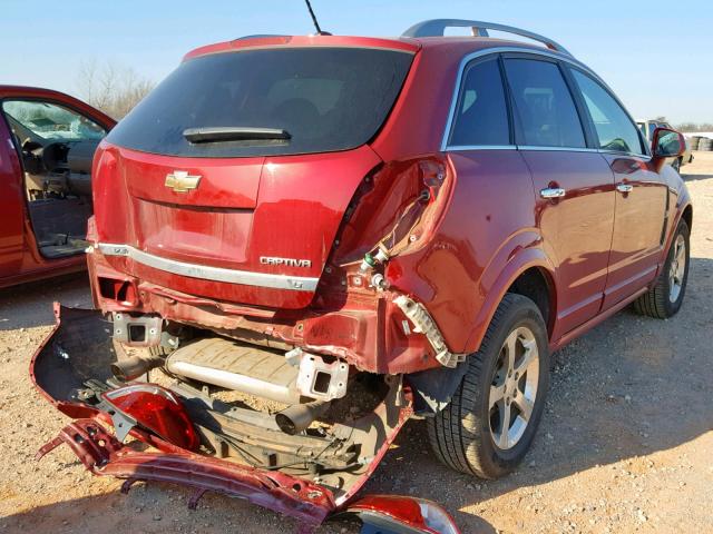 3GNAL3E59CS537164 - 2012 CHEVROLET CAPTIVA SP RED photo 4