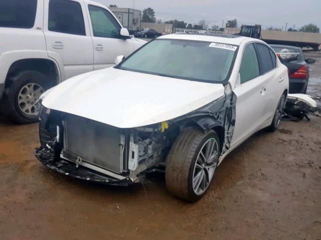 JN1BV7AP9EM679865 - 2014 INFINITI Q50 BASE WHITE photo 2