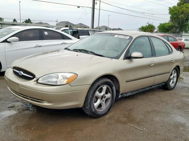 1FAFP55U3YA226365 - 2000 FORD TAURUS SES GOLD photo 2