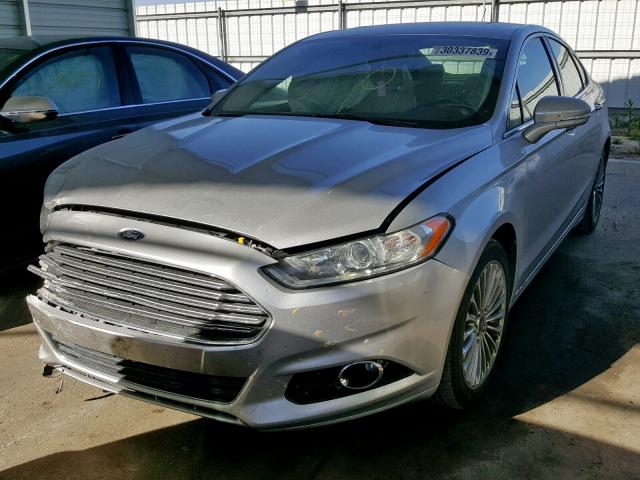 3FA6P0K97FR268933 - 2015 FORD FUSION TIT SILVER photo 2