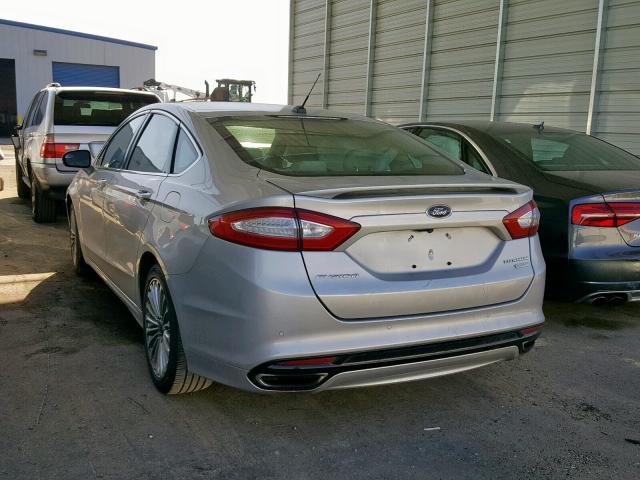 3FA6P0K97FR268933 - 2015 FORD FUSION TIT SILVER photo 3