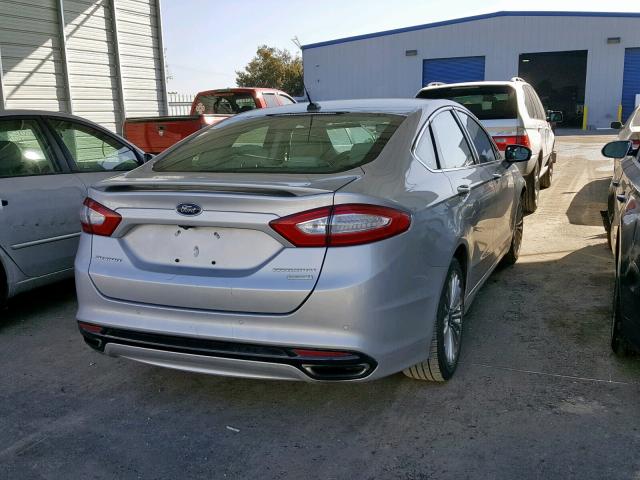 3FA6P0K97FR268933 - 2015 FORD FUSION TIT SILVER photo 4