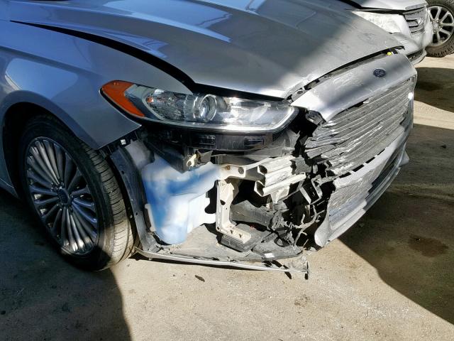 3FA6P0K97FR268933 - 2015 FORD FUSION TIT SILVER photo 9