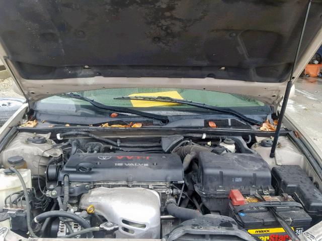 4T1BE32K35U563131 - 2005 TOYOTA CAMRY LE GOLD photo 7