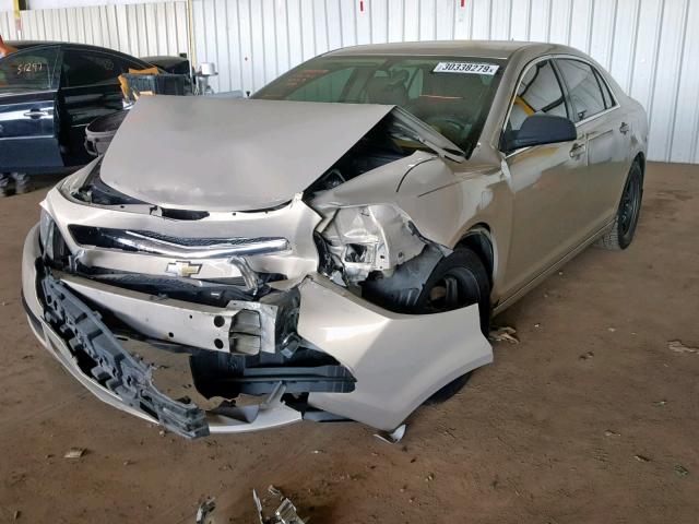 1G1ZB5E14BF285603 - 2011 CHEVROLET MALIBU LS BEIGE photo 2