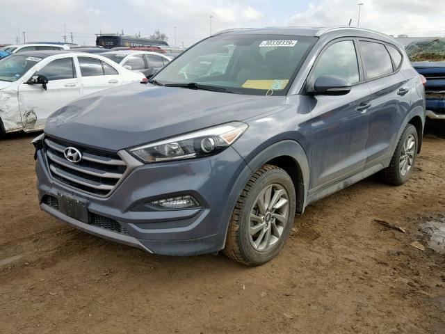 KM8J3CA20GU039182 - 2016 HYUNDAI TUCSON LIM GRAY photo 2