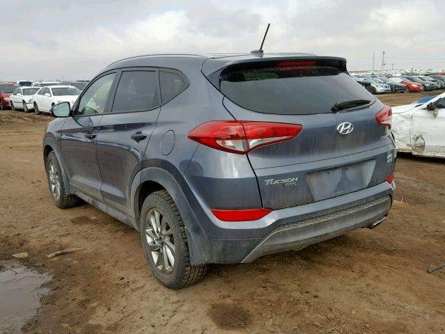 KM8J3CA20GU039182 - 2016 HYUNDAI TUCSON LIM GRAY photo 3