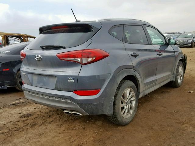 KM8J3CA20GU039182 - 2016 HYUNDAI TUCSON LIM GRAY photo 4