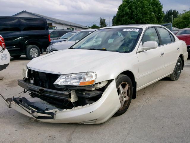 19UUA56653A091953 - 2003 ACURA 3.2TL WHITE photo 2