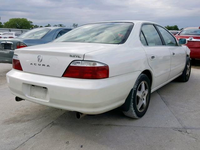 19UUA56653A091953 - 2003 ACURA 3.2TL WHITE photo 4