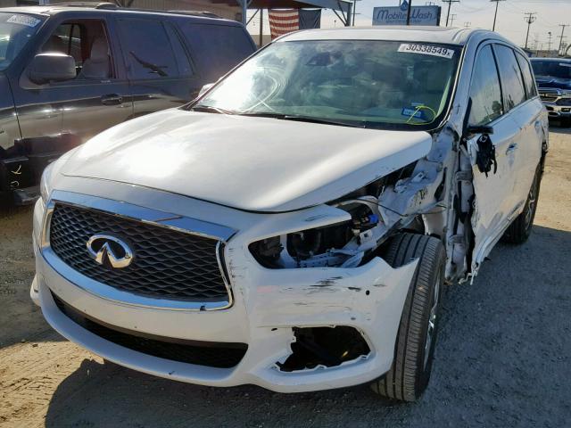 5N1DL0MN8KC512813 - 2019 INFINITI QX60 LUXE WHITE photo 2