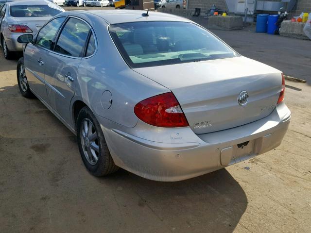 2G4WD582671169354 - 2007 BUICK LACROSSE C SILVER photo 3