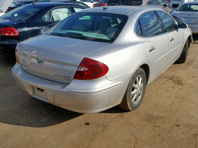 2G4WD582671169354 - 2007 BUICK LACROSSE C SILVER photo 4