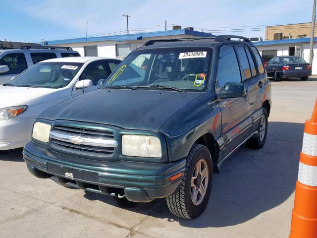 2CNBE634036912694 - 2003 CHEVROLET TRACKER LT GREEN photo 2