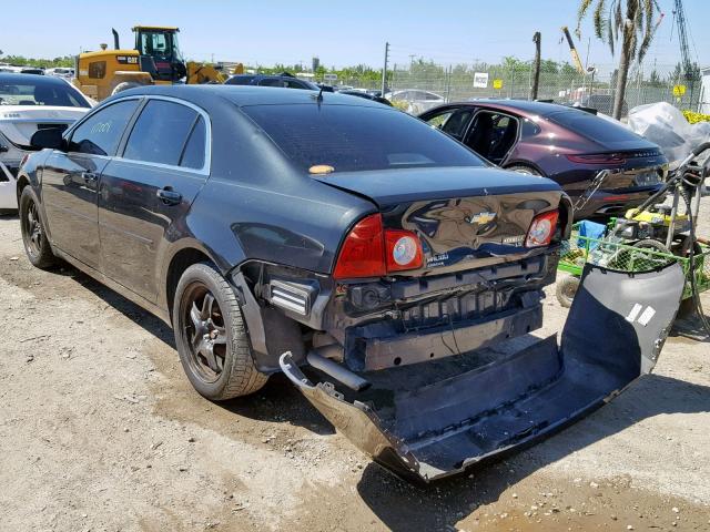 1G1ZG57B09F225836 - 2009 CHEVROLET MALIBU LS BLACK photo 3