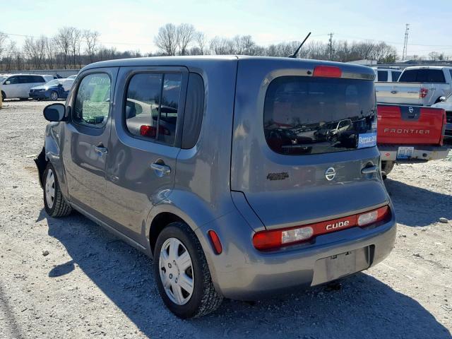 JN8AZ2KR2BT209683 - 2011 NISSAN CUBE BASE GRAY photo 3